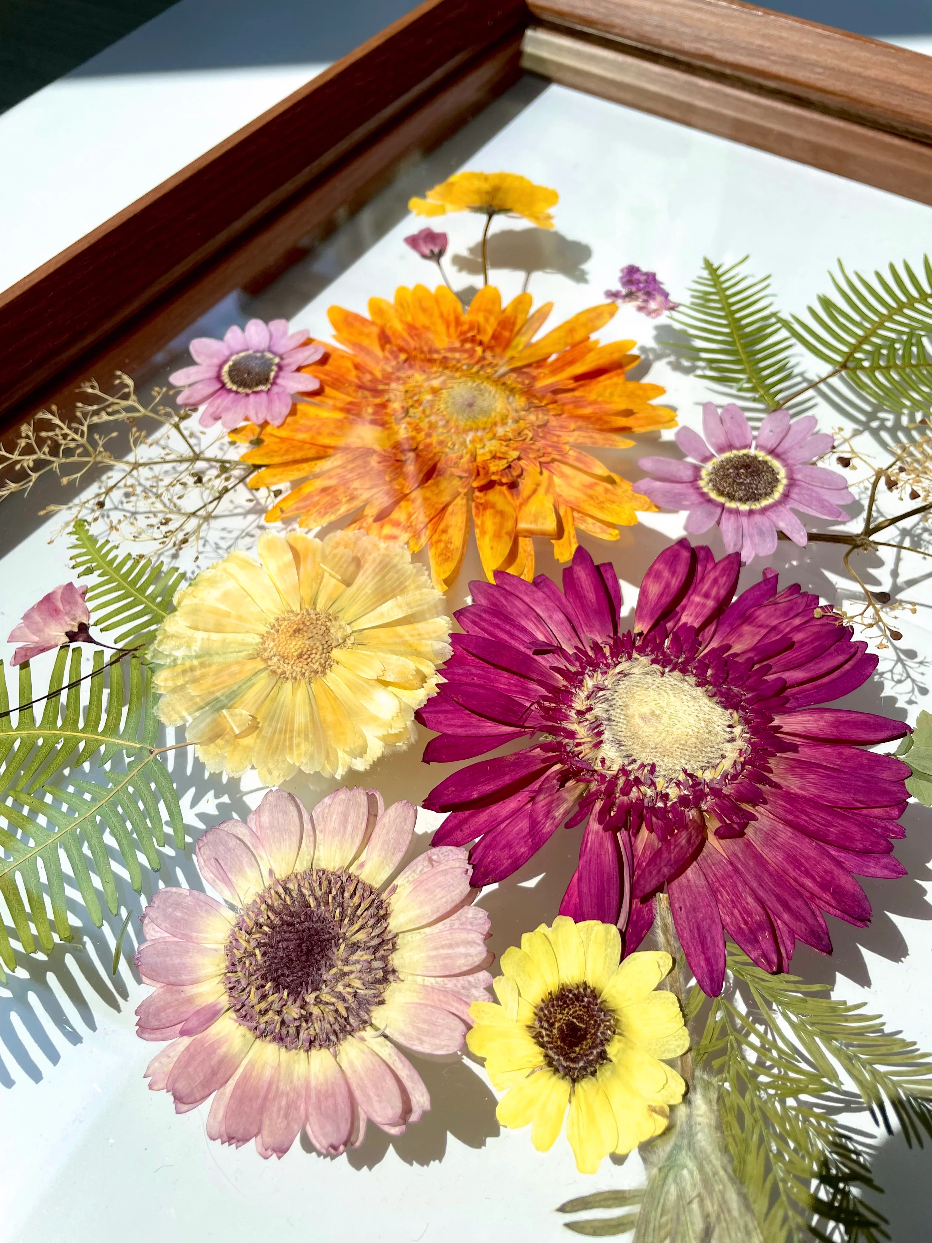 Solid Dark Wood - Custom Bouquet Preservation Wall Art - Image 14